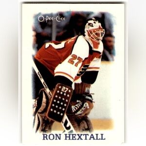 Ron Hextall 1988/89 O-Pee-Chee Philadelphia Flyers Mini Hockey Card